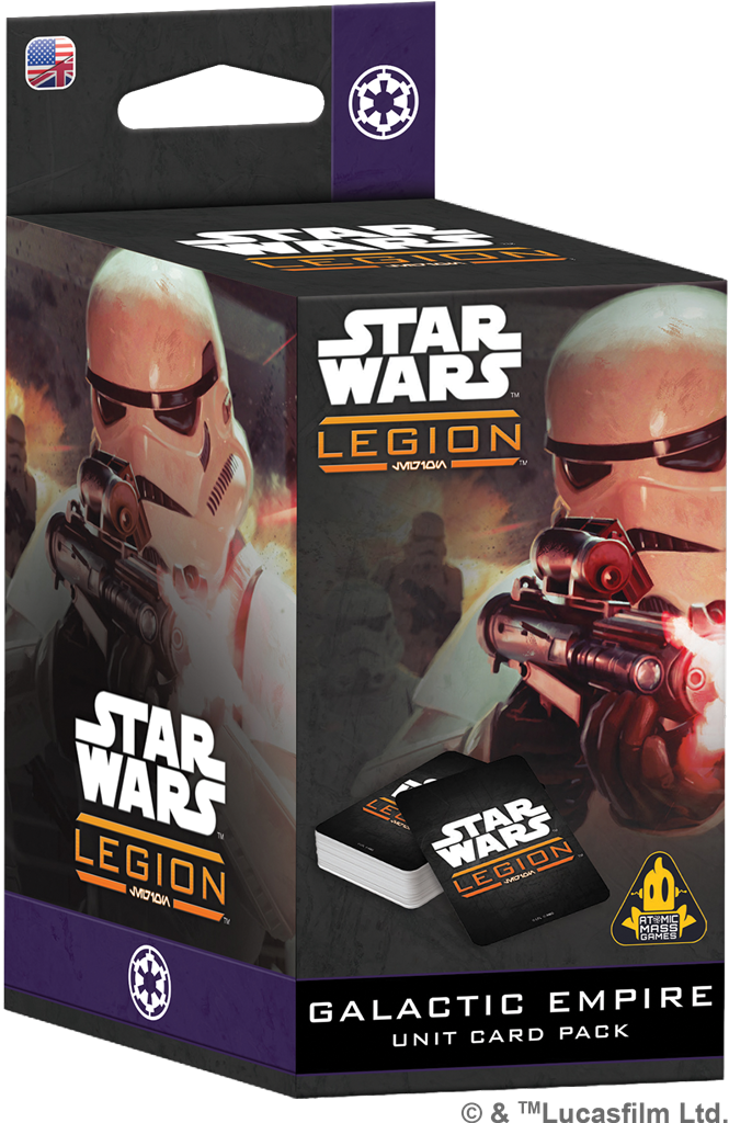 Star Wars Légion : République galactique paquet de cartes unité en Francais