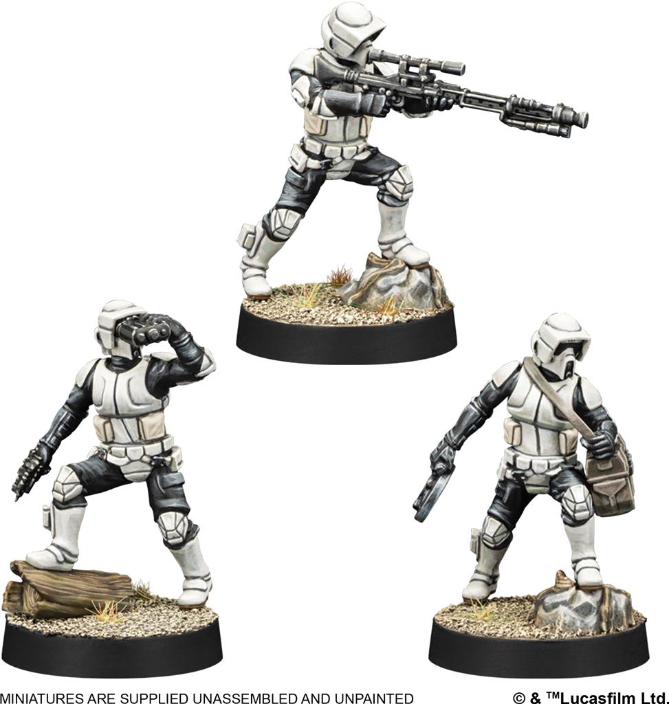 Star Wars Légion : Scout Troopers (Resculpt)
