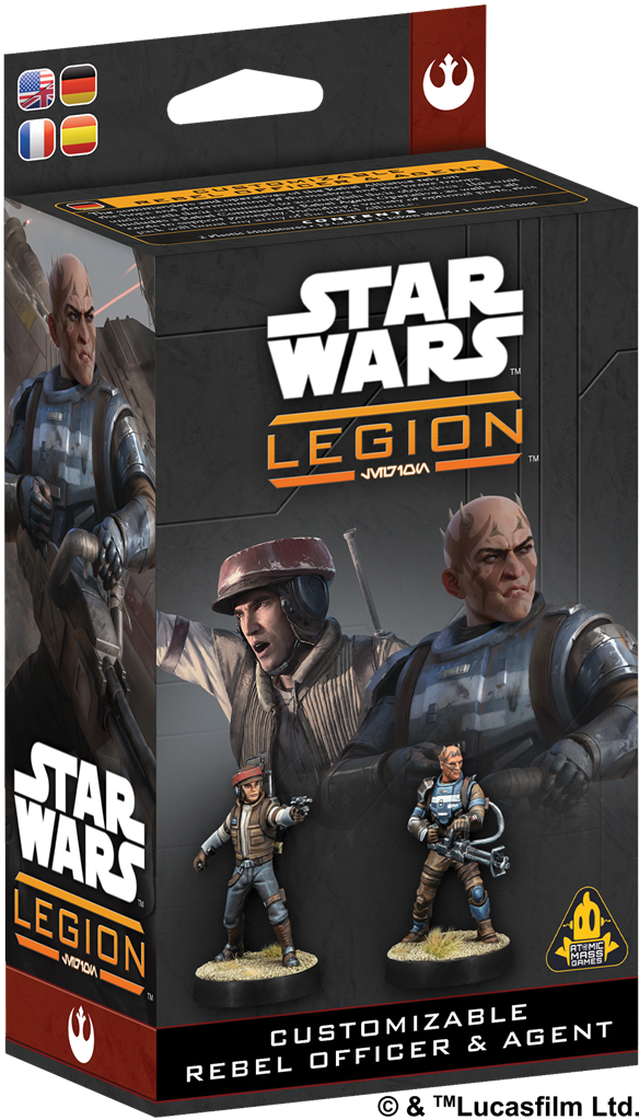 Star Wars Légion : Officier et Agents Rebelles Personnalisables