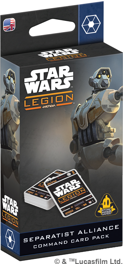 Star Wars Légion : Alliance séparatiste paquet de cartes commandement en Francais