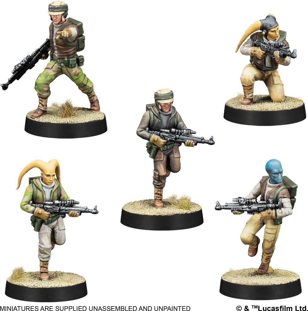 Star Wars Légion : Soldats Rebelles / Rebel Troopers (Resculpt)