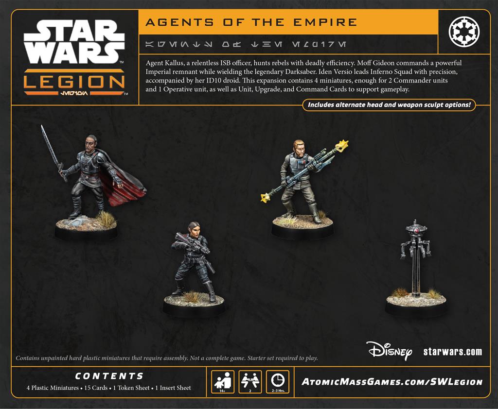 Star Wars Légion : Agents of the Empire (Reissue)