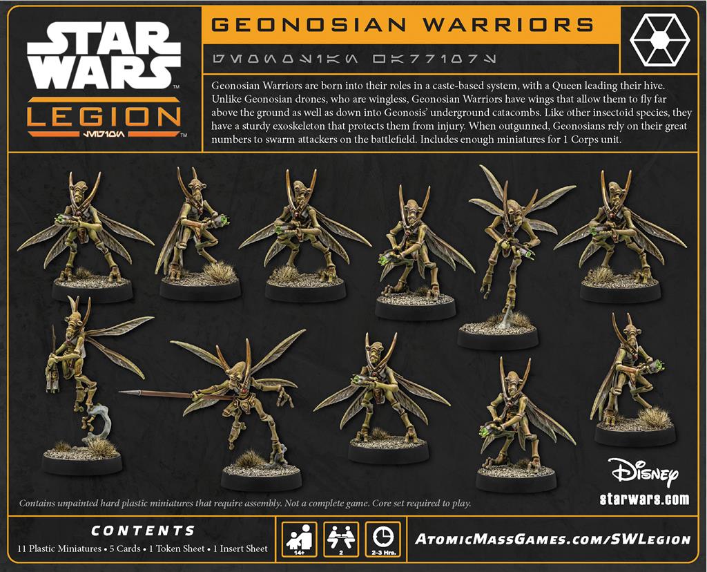 Star Wars Légion : Guerriers Géonosiens (Extension d'Unité) - Nouveau Sculpt