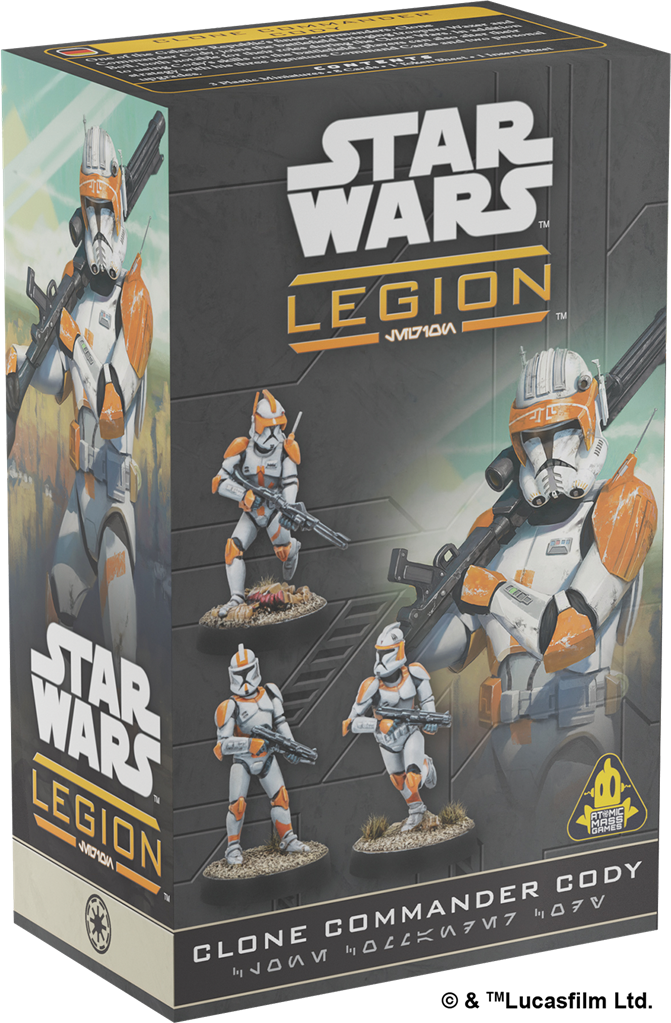 Star Wars Légion : Clone Commander Cody (Nouveau Sculpt)
