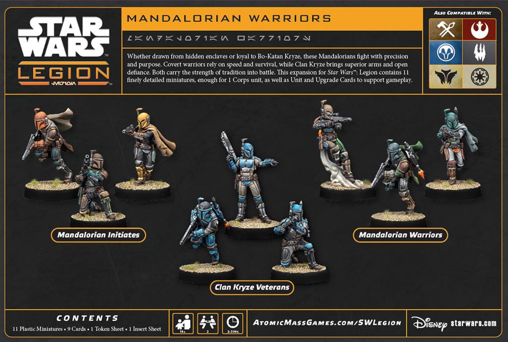 Star Wars Légion - Mandalorian Warriors