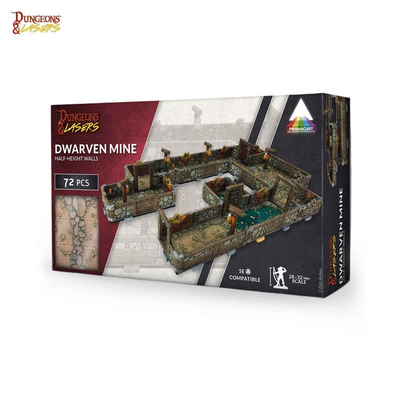 Dungeons & Lasers - Décors - Dwarven Mine Prépeint