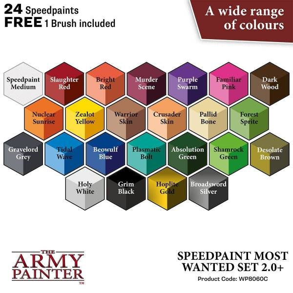 Army Painter - Starter Peinture - Speedpaint Most Wanted Set 2.0