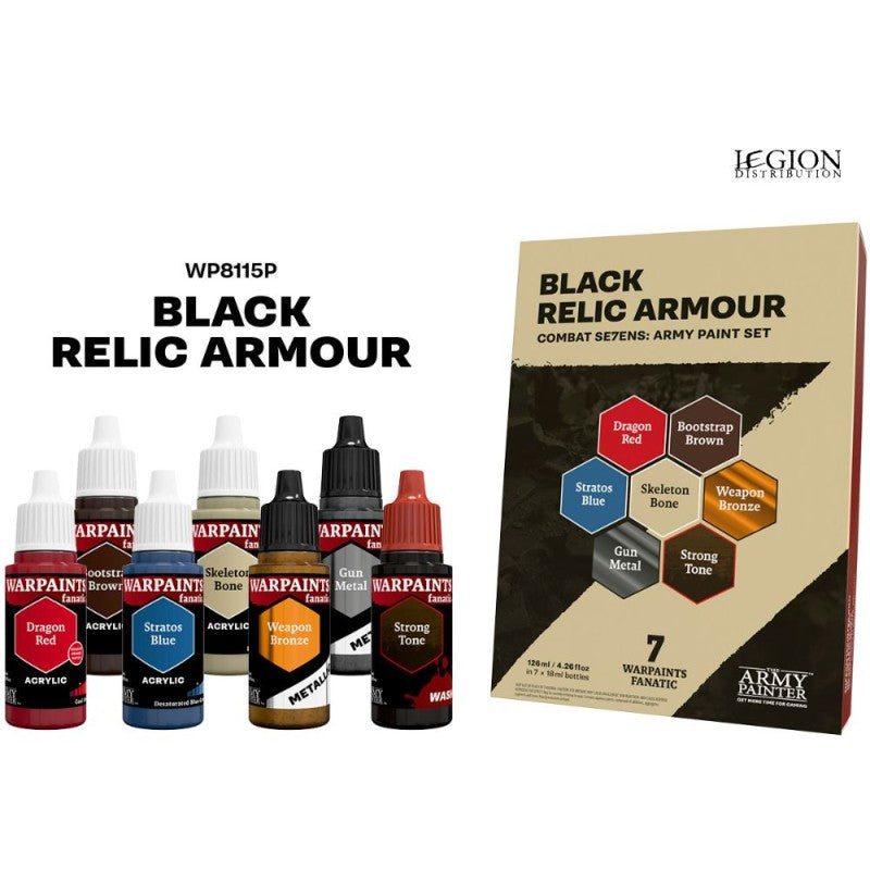Army Painter - Combat Se7en - Black Relic Armour