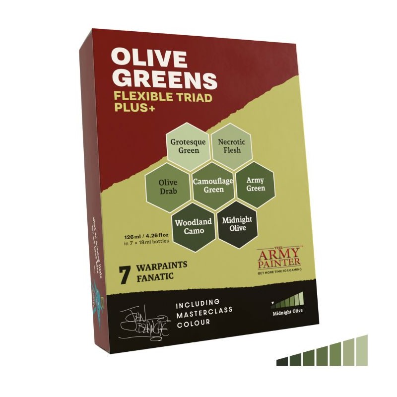 Army painter - Olive Greens Flexible Triad PLUS+