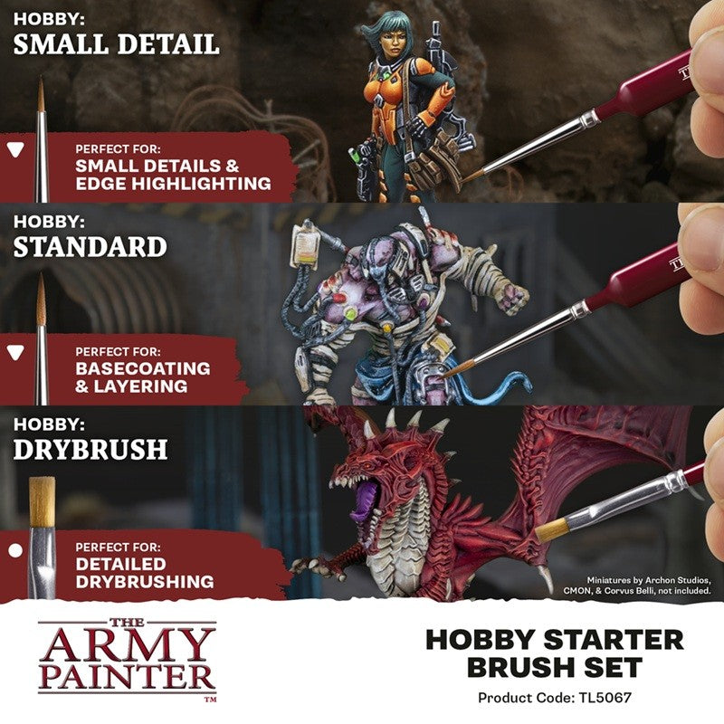 Army Painter - Pinceaux - Hobby Starter Brush Set