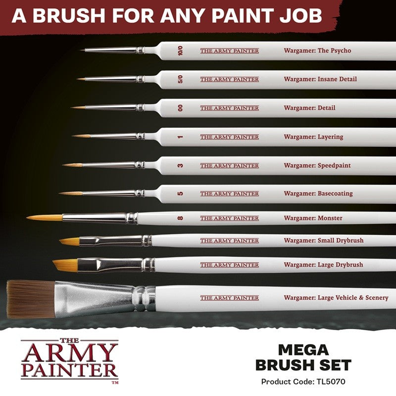 Army Painter - Pinceaux - Mega Brush Set
