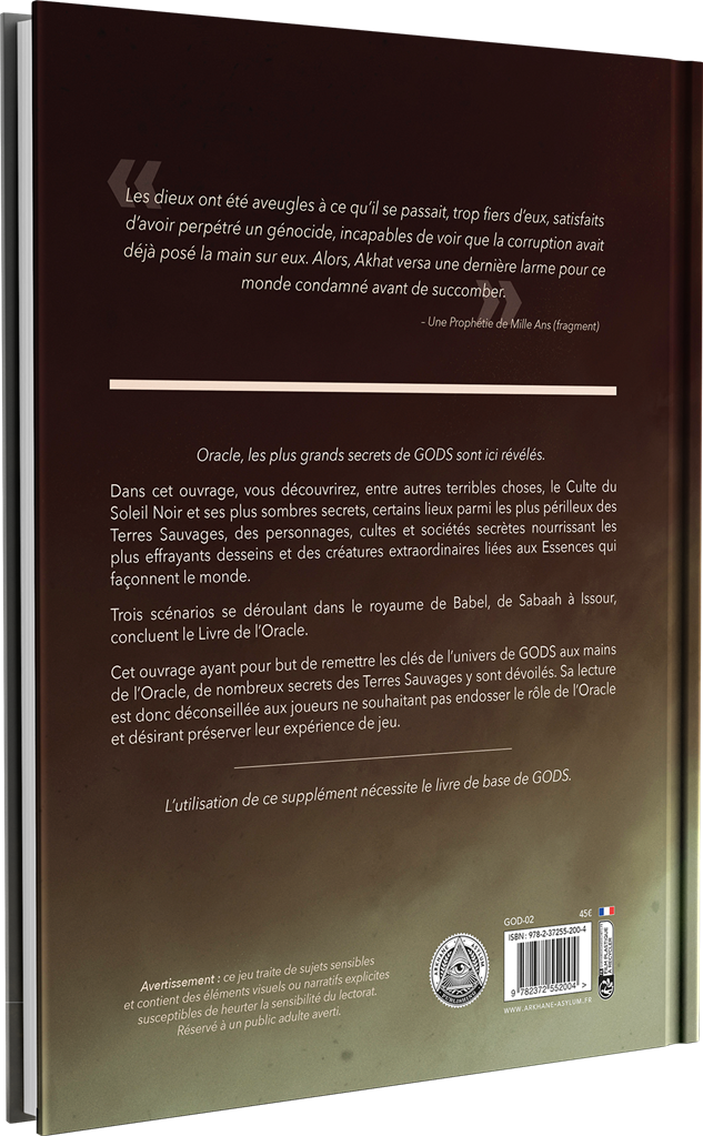 Gods : livre de l'Oracle