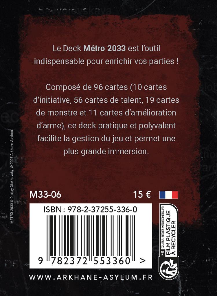 Métro 2033 : Deck de base