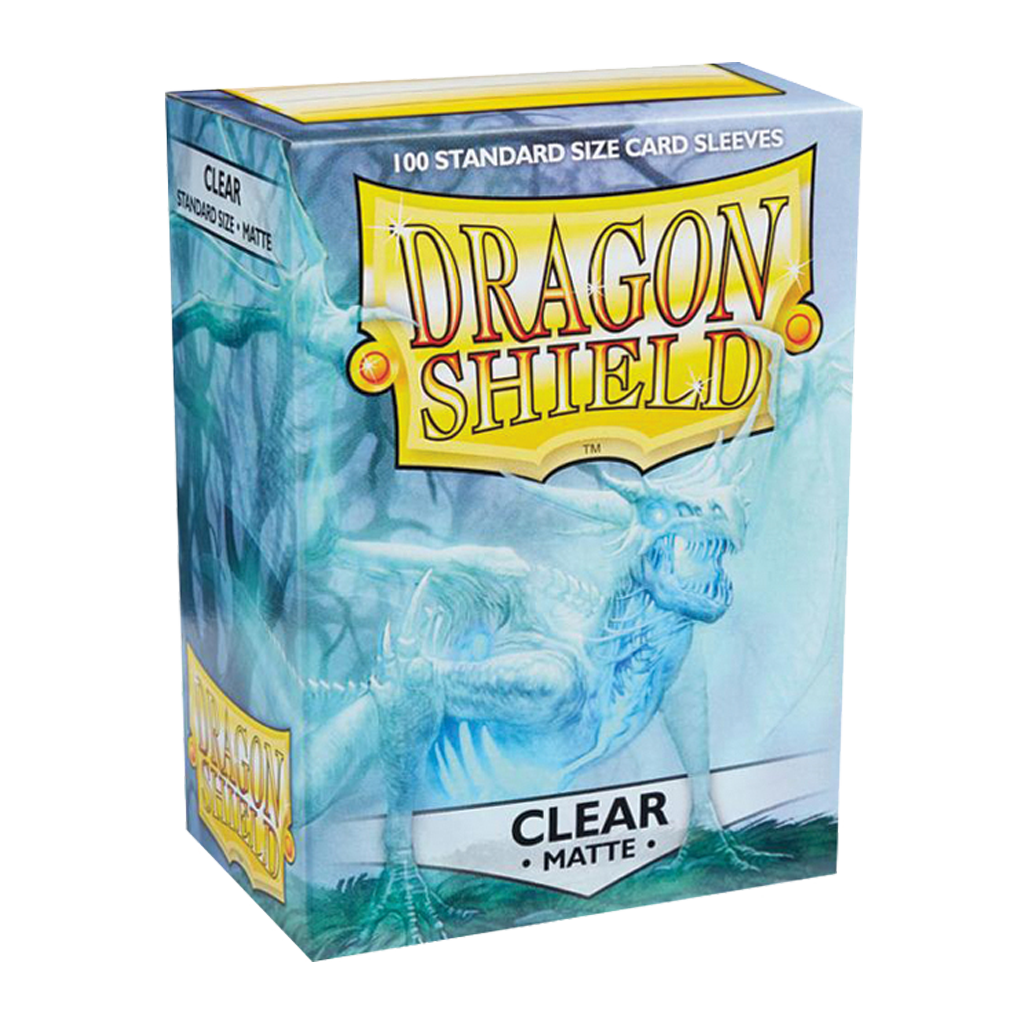 100 Dragon Shield Matte : Clear (EN STOCK)