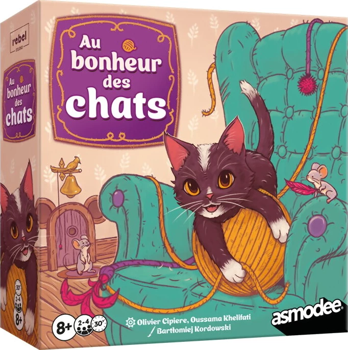 Au Bonheur des Chats - boîte du jeu - 123JEUX