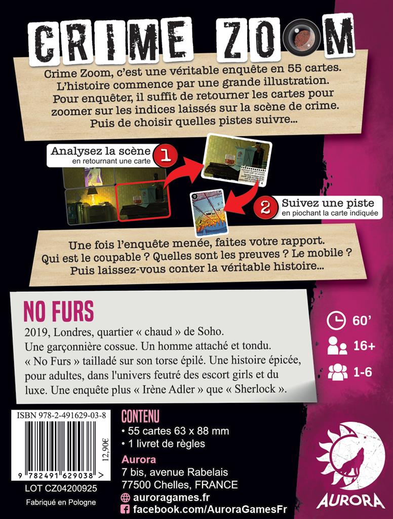 Crime Zoom : No Furs