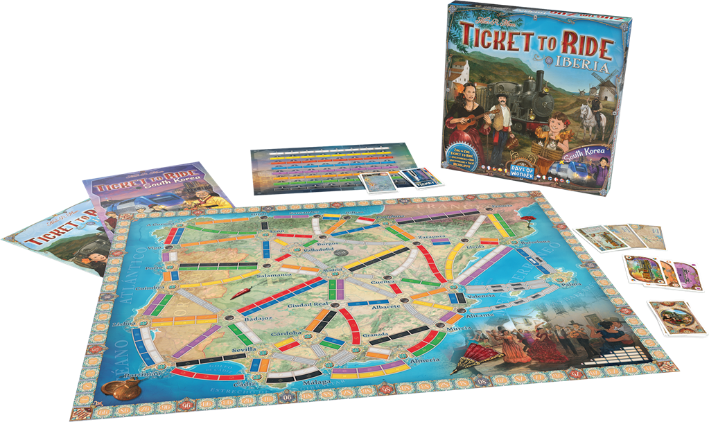Les Aventuriers du Rail : Iberia & Corée du Sud