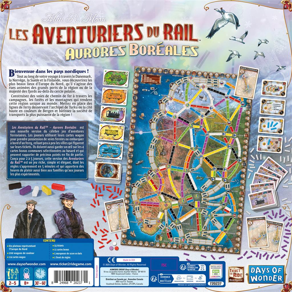 Aventuriers du Rail (Les) : Aurores Boréales (EN STOCK)