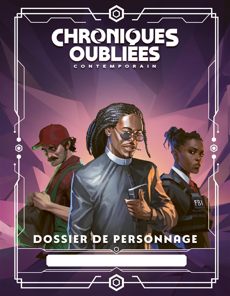 Chroniques Oubliées Contemporain 2 : Dossiers de personnages