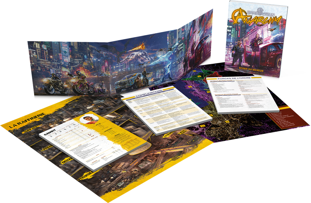 Shadowrun Anarchy V2 pack de base (livraison gratuite)
