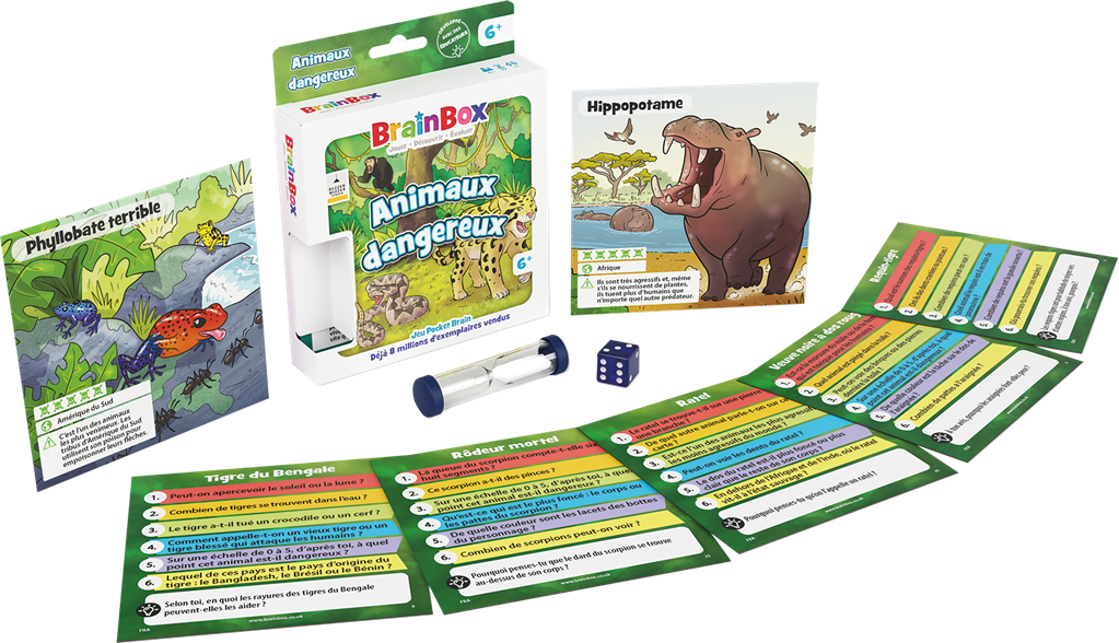 BrainBox Pocket : Animaux Dangereux