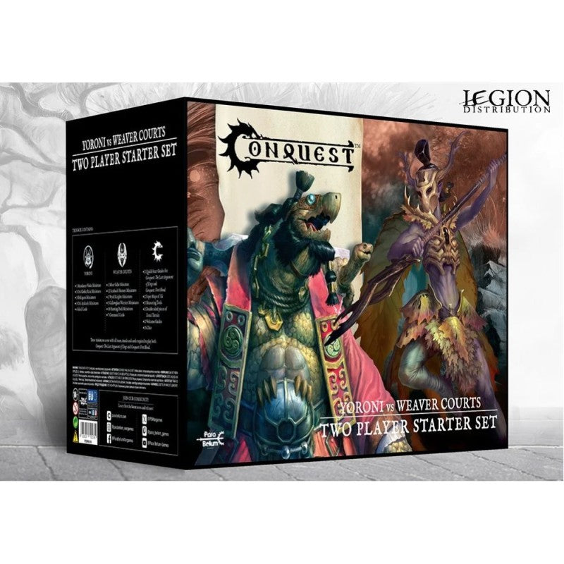 Conquest - Two Player Starter Set - Yoroni VS Weaver Courts (Sortie novembre 2026)