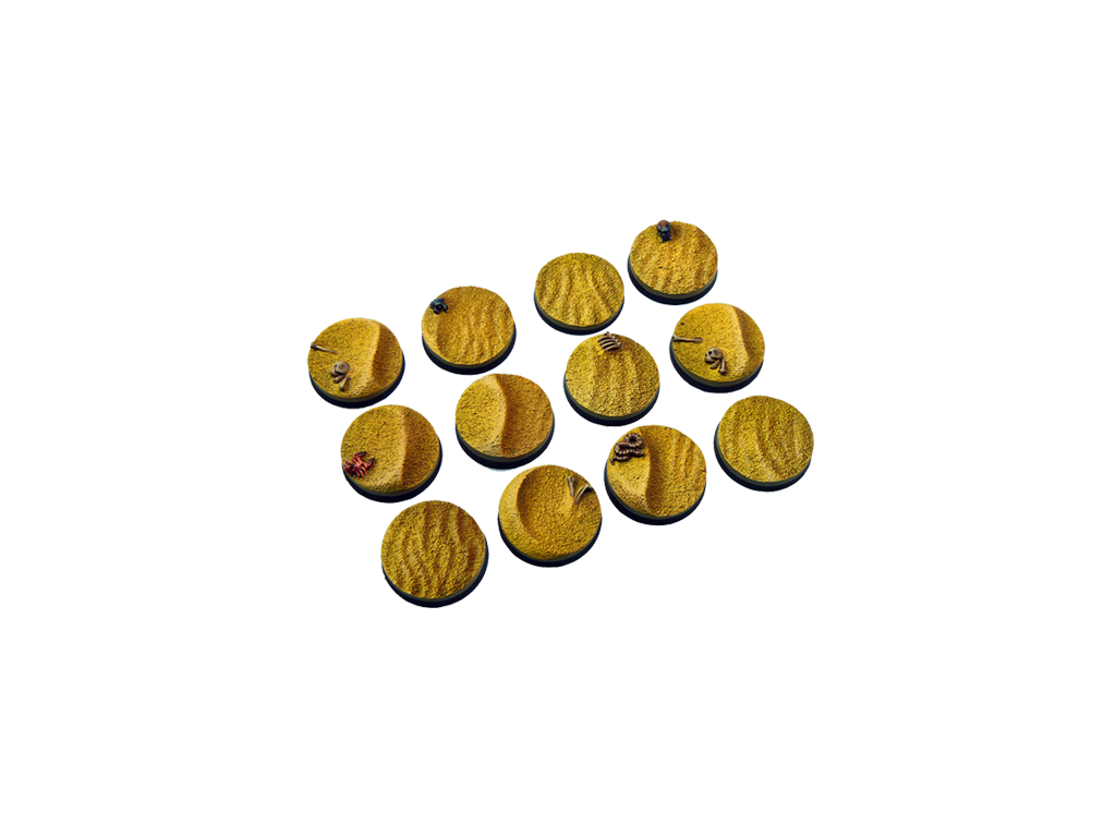 Desert Bases, Round 25mm (X5)