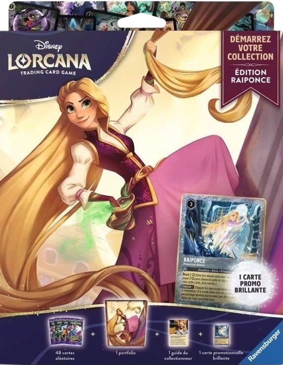 Disney Lorcana - Coffret "Démarrez votre collection" - Edition Raiponce