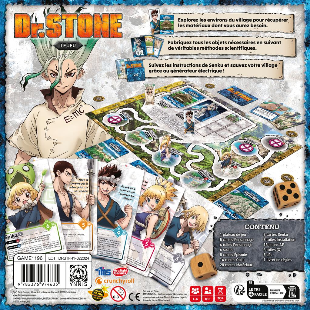 Dr. Stone, le jeu - Édition intégrale (base + extension)