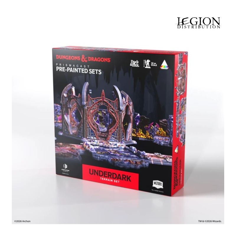 Dungeons & Dragons - Underdark Terrain Set Prépeint (Sortie en juin 2026)