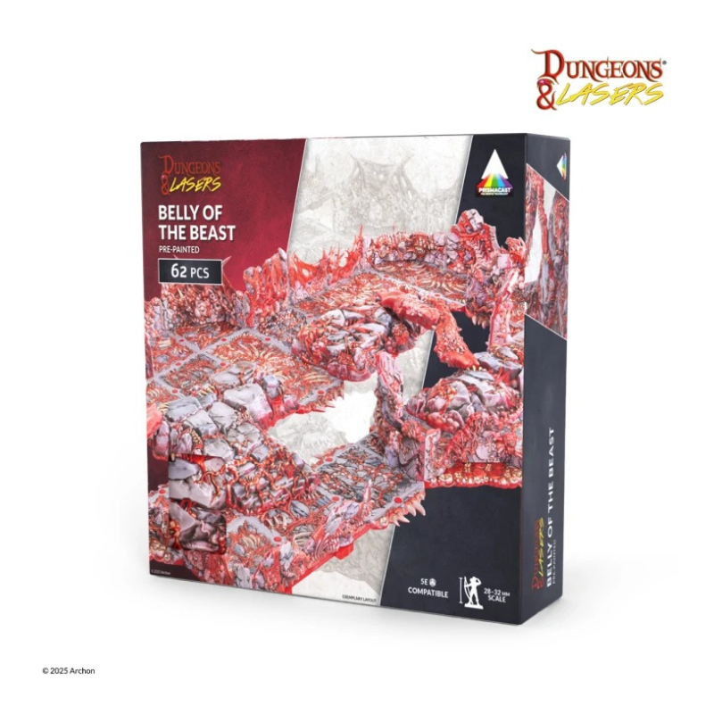 Dungeons & Lasers : Belly of the Beast Prépeint (Décors)