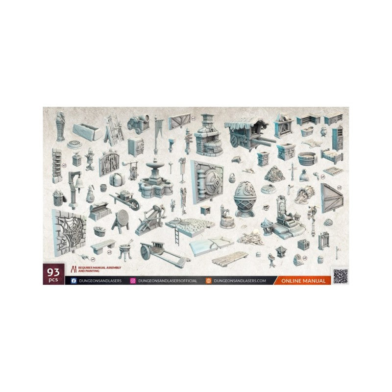 Dungeons & Lasers - Décors - City Bits Bundle