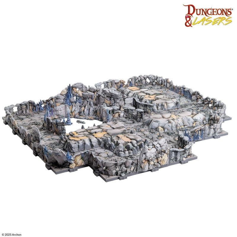 Dungeons & Lasers - Décors - Rocky Caves Prépeint