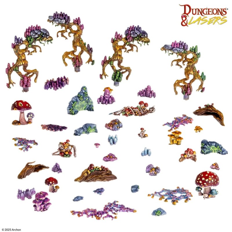Dungeons & Lasers - Décors - Cave Fungi