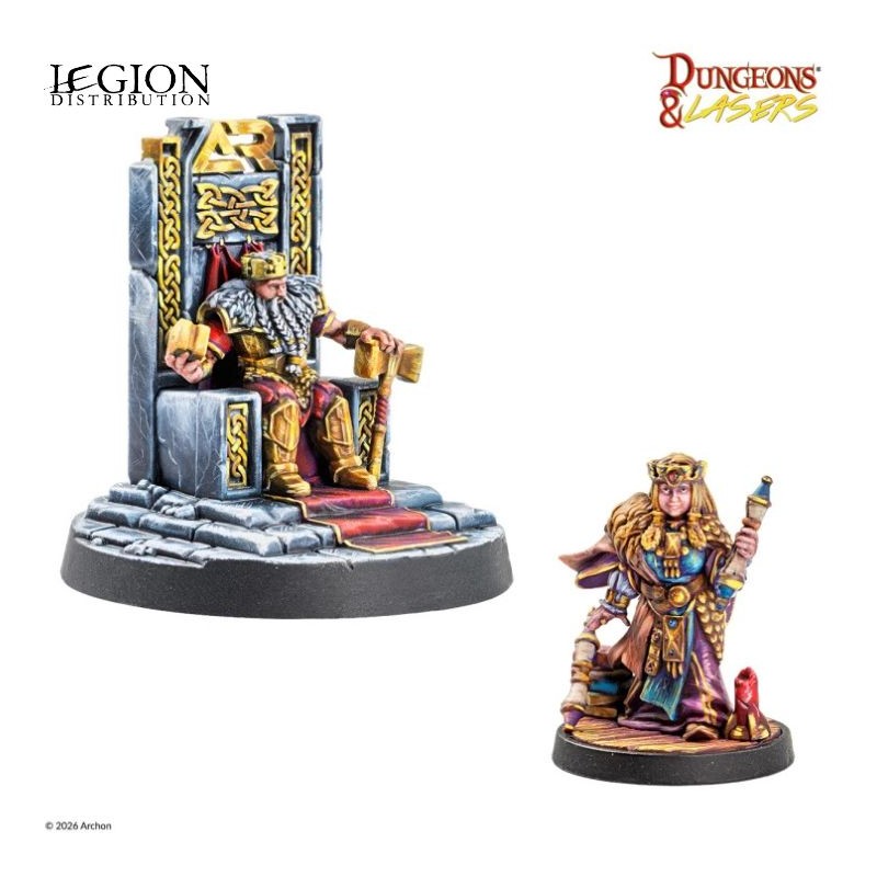Dungeons & Lasers : Iron Crown Monarchs (Figurines) - Sortie en juin 2026