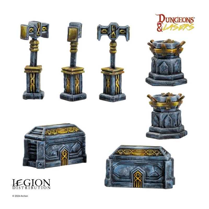 Dungeons & Lasers : Iron Crown Monarchs (Figurines) - Sortie en juin 2026