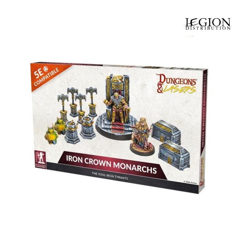 Dungeons & Lasers : Iron Crown Monarchs (Figurines) - Sortie en juin 2026