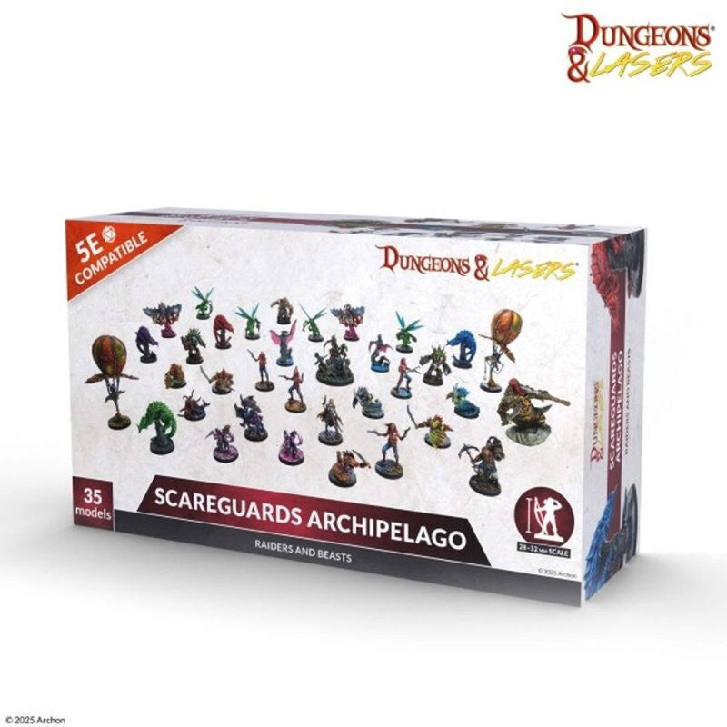 Dungeons & Lasers - Figurines Raiders and Beasts