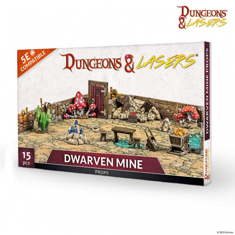 Dungeon & Lasers - Décors - Dwarven Mine Props