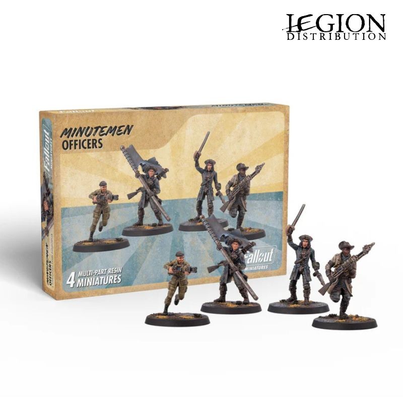 Fallout Miniatures - Minutemen Officers (Précommandes sortie en juillet 2026)