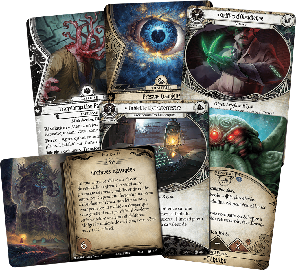 Horreur à Arkham : Le Jeu de Cartes : La Cité Engloutie (Campagne)