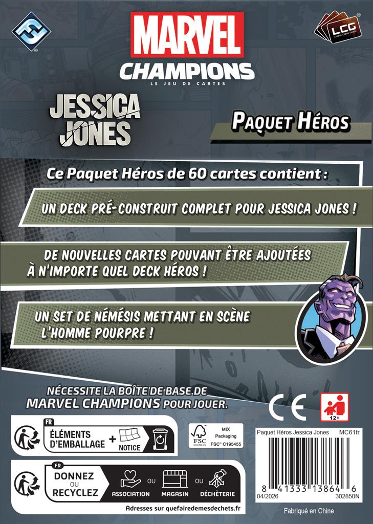 Marvel Champions JCE : Jessica Jones (Pack Héros) VF
