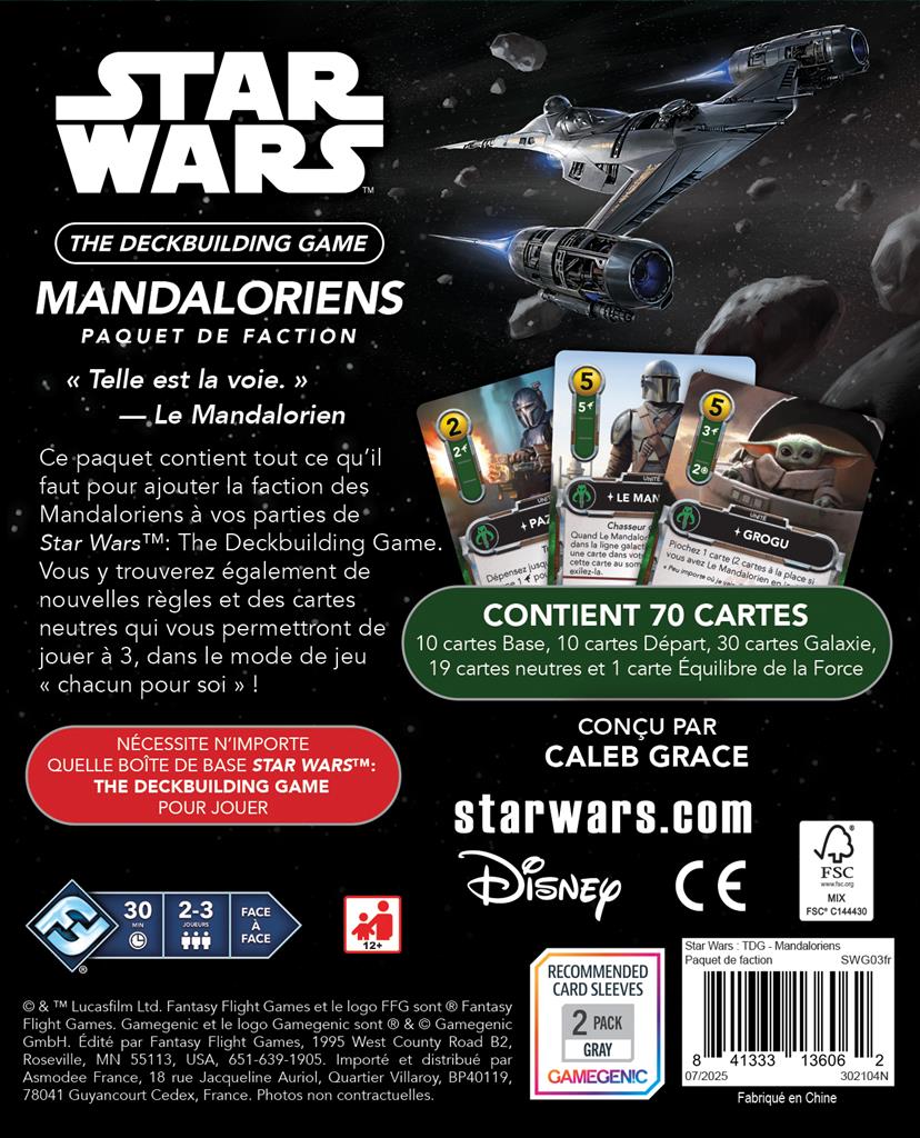 Star Wars : The Deck Building Game : Mandalorian Faction Pack