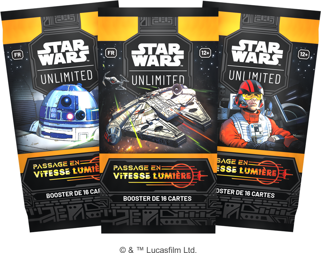 Star Wars Unlimited : Passage Vitesse Lumière booster à l'unité en francais