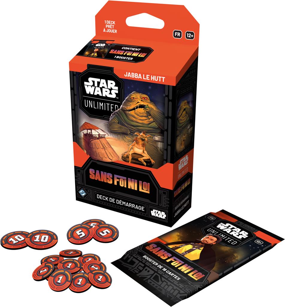 Star Wars Unlimited : Sans Foi Ni Loi Deck Jabba le Hutt en Francais
