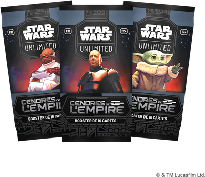 Star Wars Unlimited : Cendres de l'Empire - Boite de 24 Boosters en Francais
