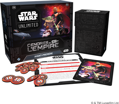 Star Wars Unlimited : Cendres de l'Empire Boîte AP en Francais