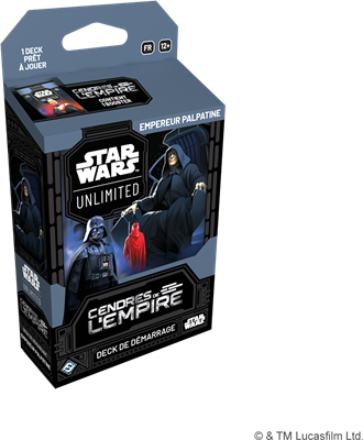 Star Wars Unlimited - Cendres de l'Empire - Deck Empereur Palpatine VF
