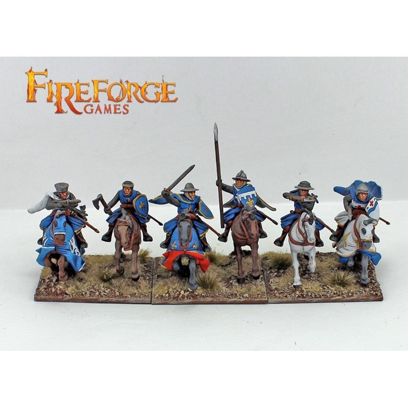 Fireforge - Medieval - western armies - Sergeants at arms / Hommes d'armes montés