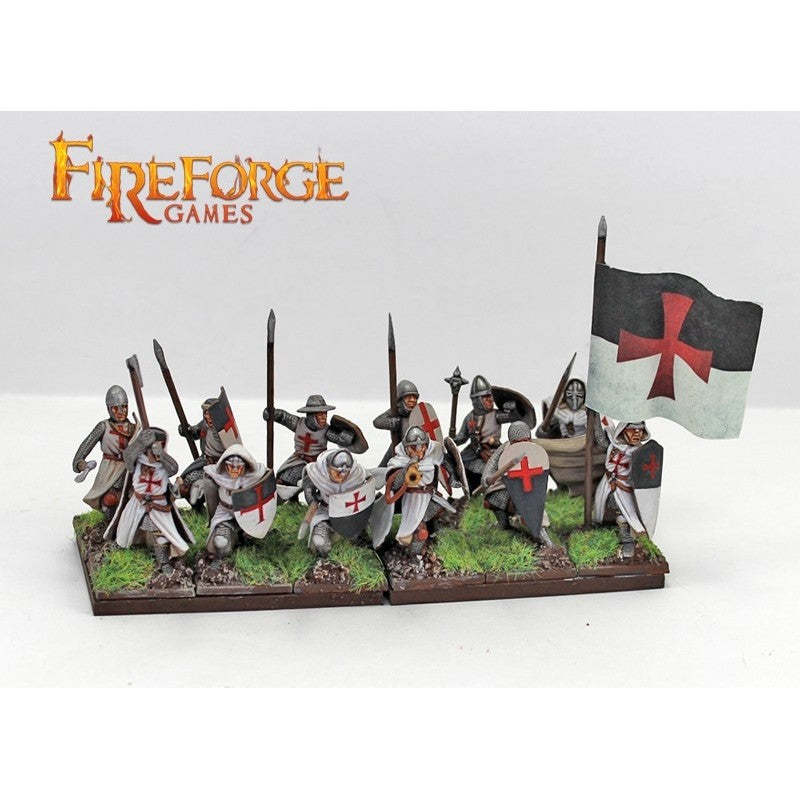 Fireforge - Medieval - military order - Templar infantry / Infanterie des Templiers